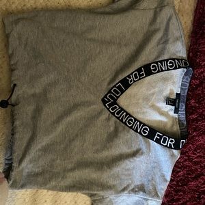 A French Terry Drawstring Hem Top from Forever21